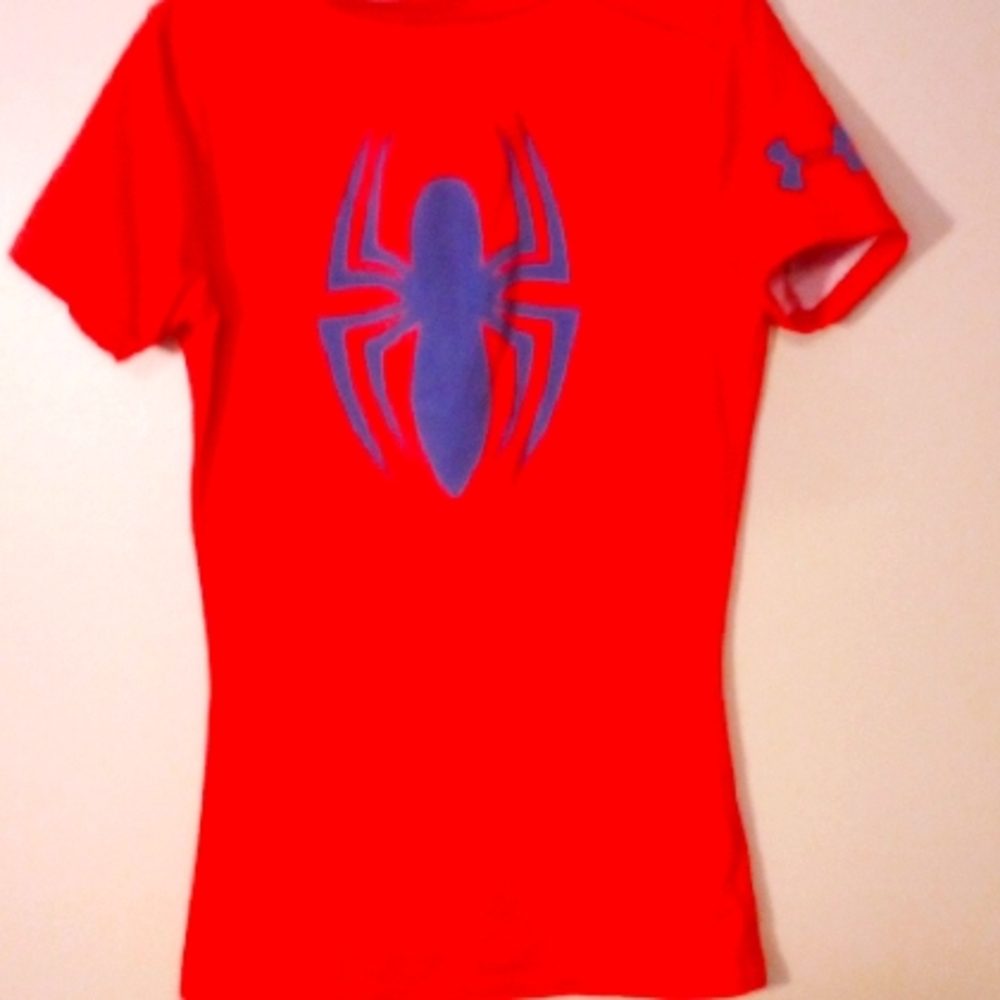 Spider Man under armor shirt